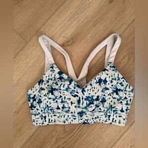 Cleo Harper Blue and White Sports Bra